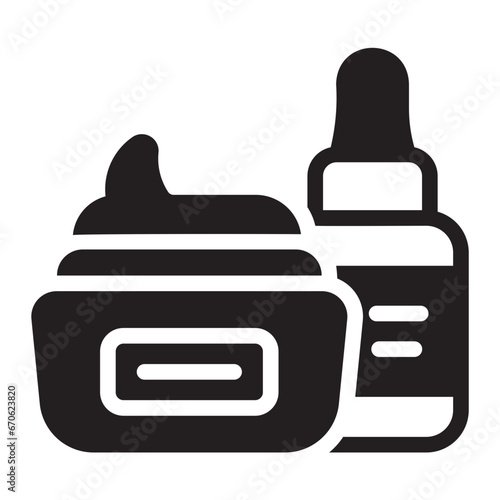 skincare glyph icon