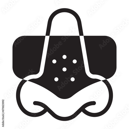 blackhead glyph icon