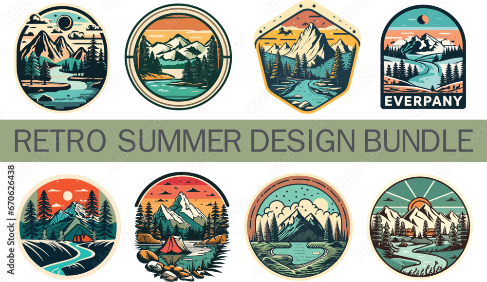 Retro Summer Design Bundle