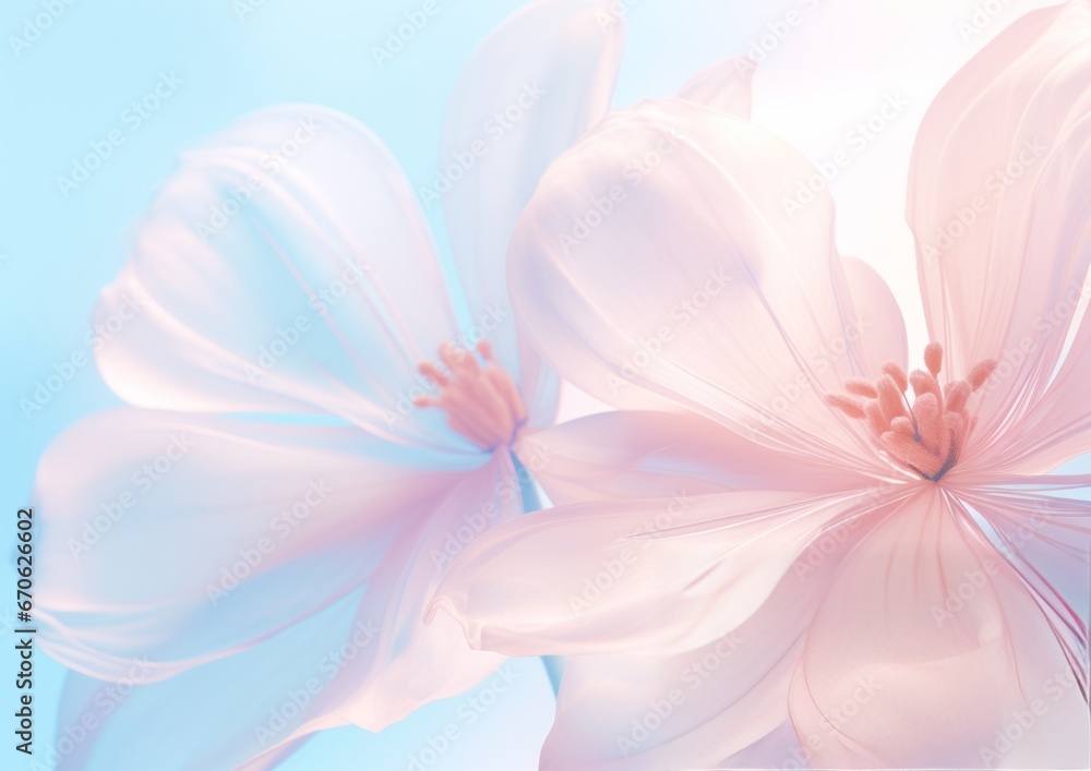 Close-Up of a Gentle Flower's Elegance background