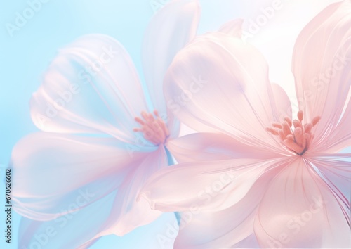 Close-Up of a Gentle Flower's Elegance background
