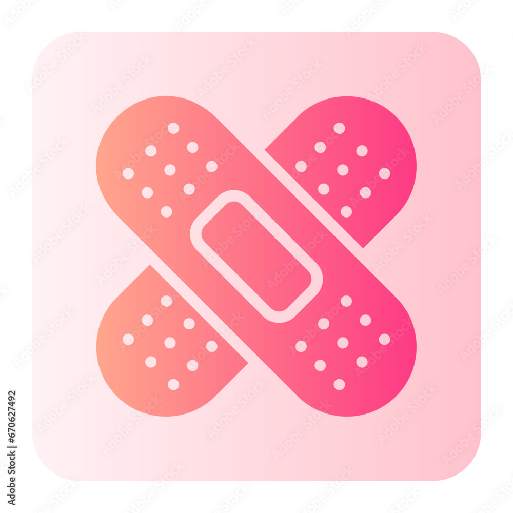 bandages gradient icon bandages gradient icon