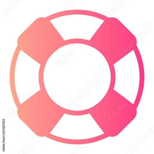 lifebuoy gradient icon
