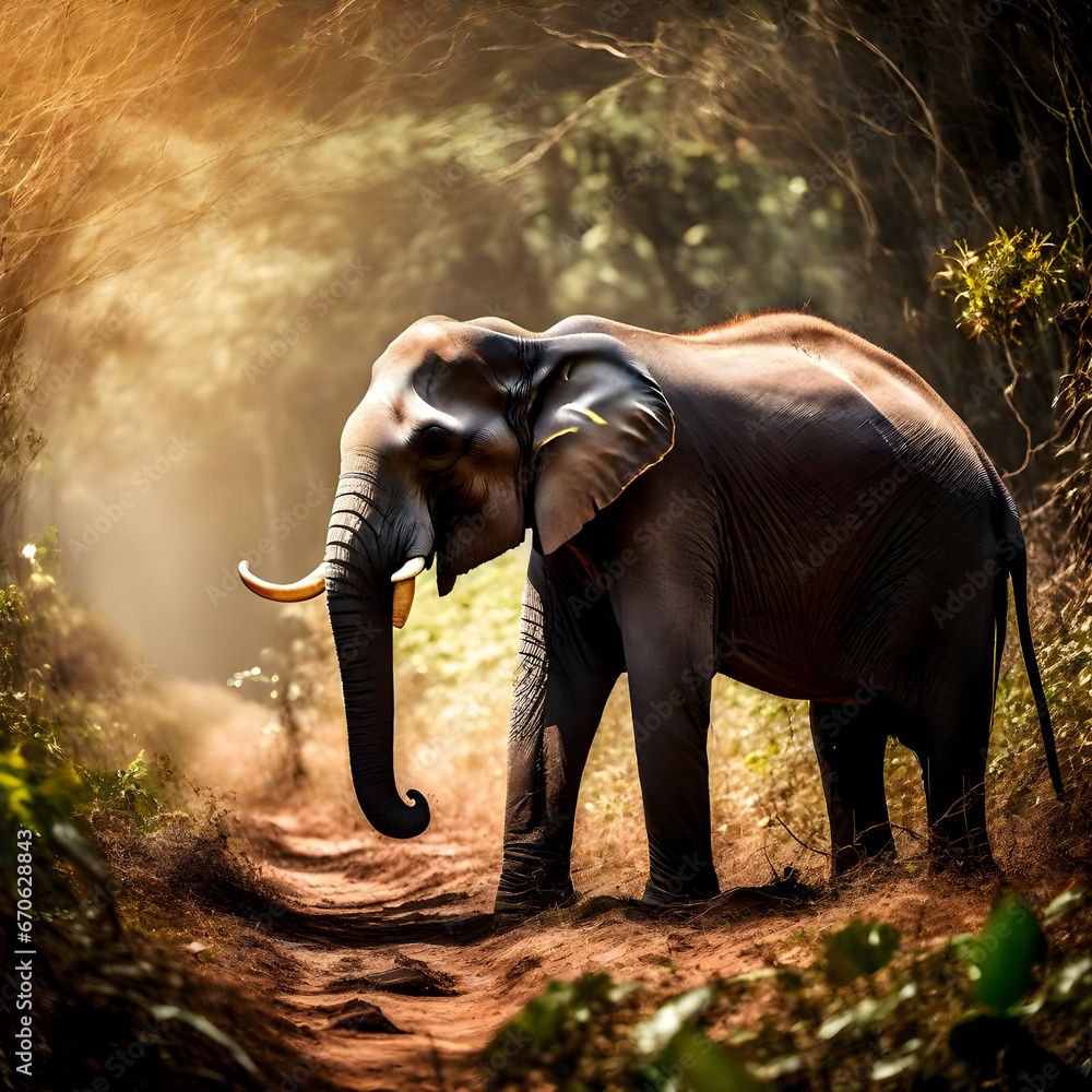 Wild elephant - wild life