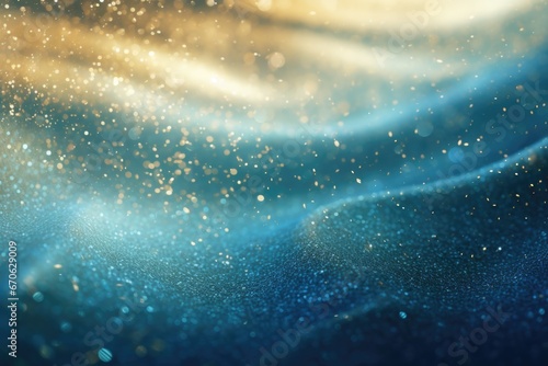 Navy and Gold glitter background