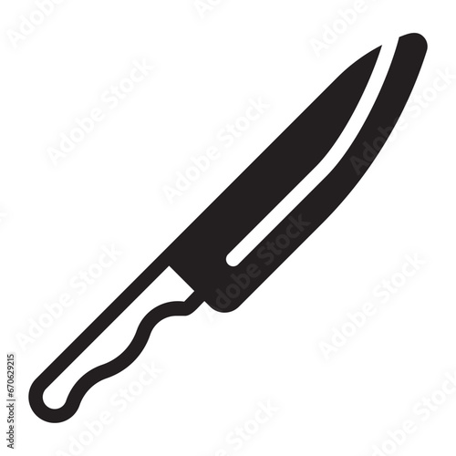 knife glyph icon