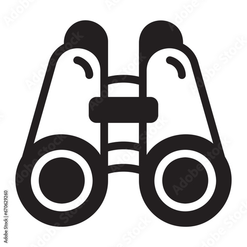 binocular glyph icon