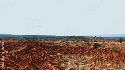 The Tatacoa Desert is a semi-arid region located in the department of Huila, Colombia.