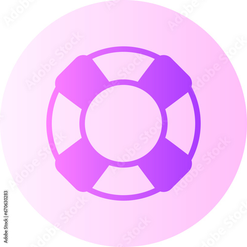 lifebuoy gradient icon