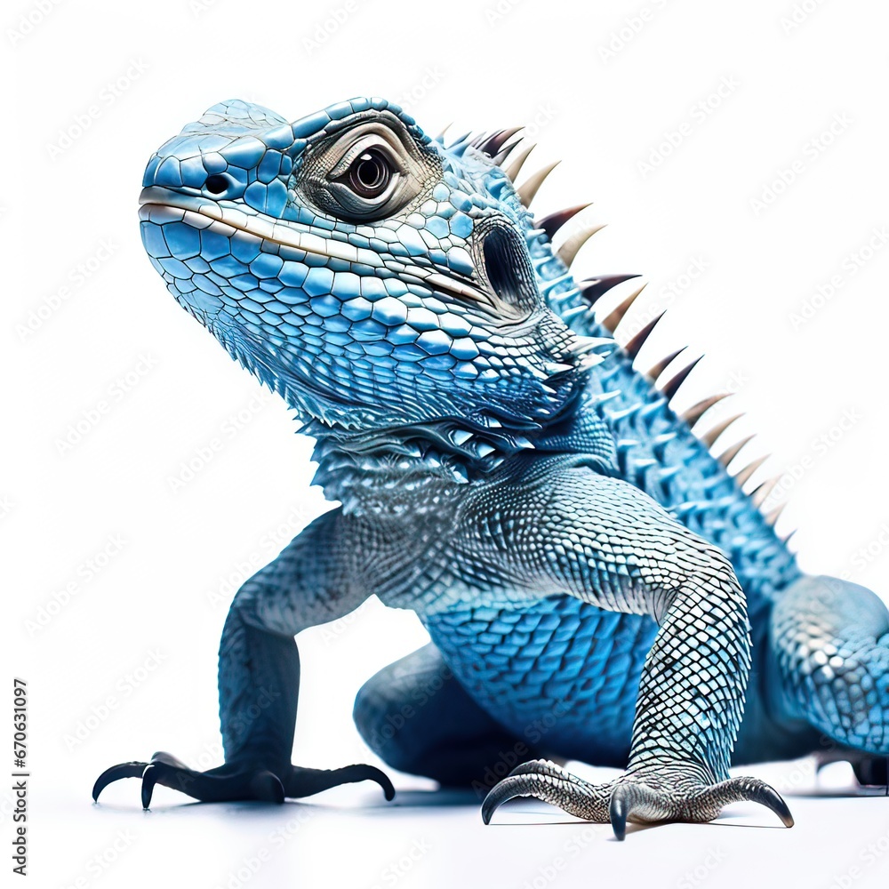 Obraz premium Blue Spiny Lizard
