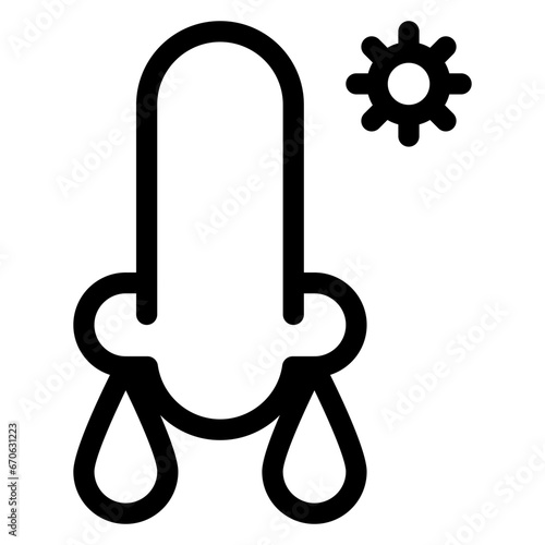 runny nose vector design icon .svg