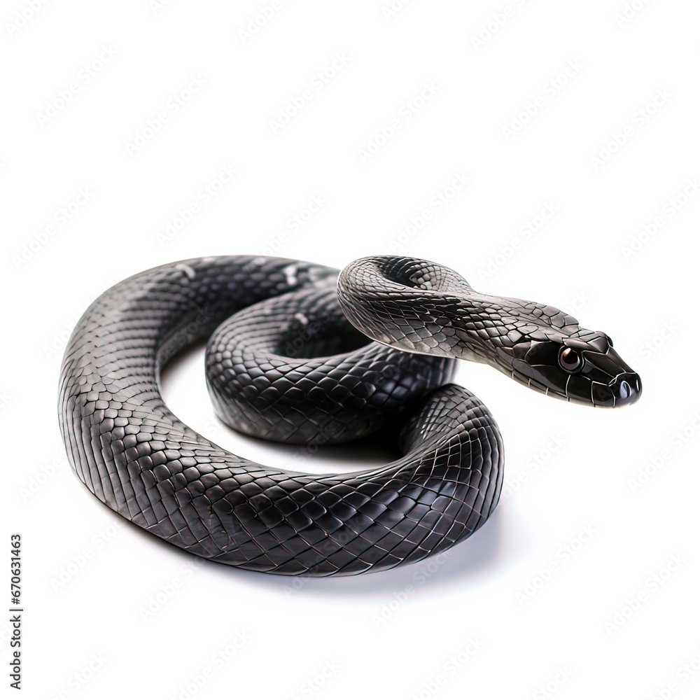 Fototapeta premium Black Rat Snake