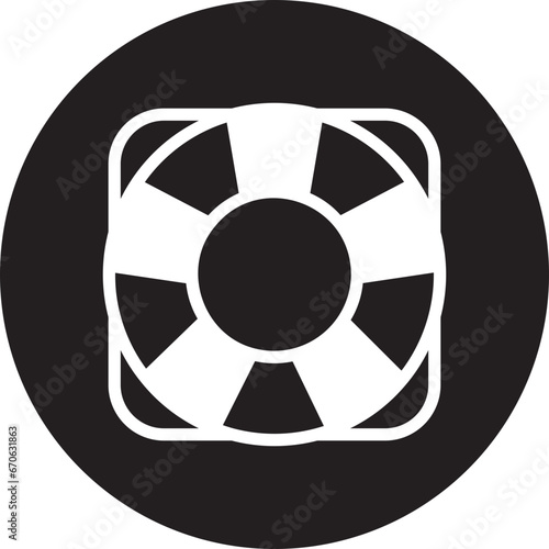 lifesaver glyph icon