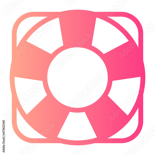 lifesaver gradient icon