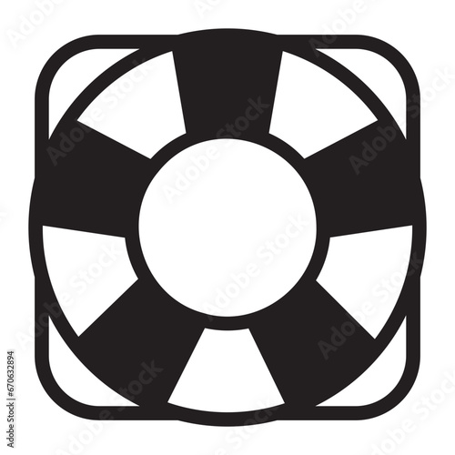 lifesaver glyph icon