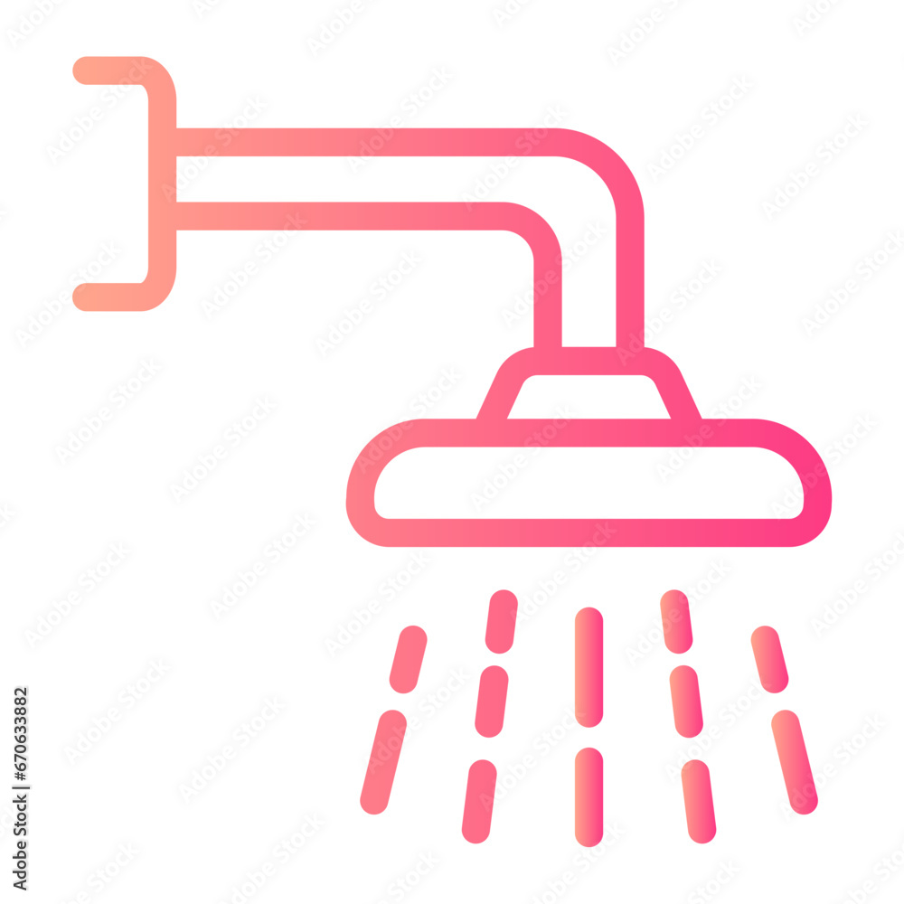 shower gradient icon shower gradient icon
