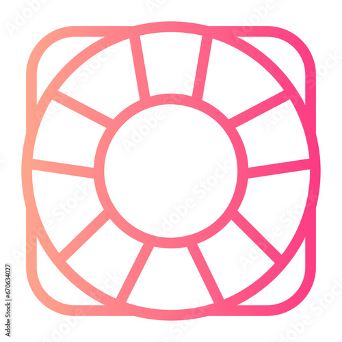 lifesaver gradient icon
