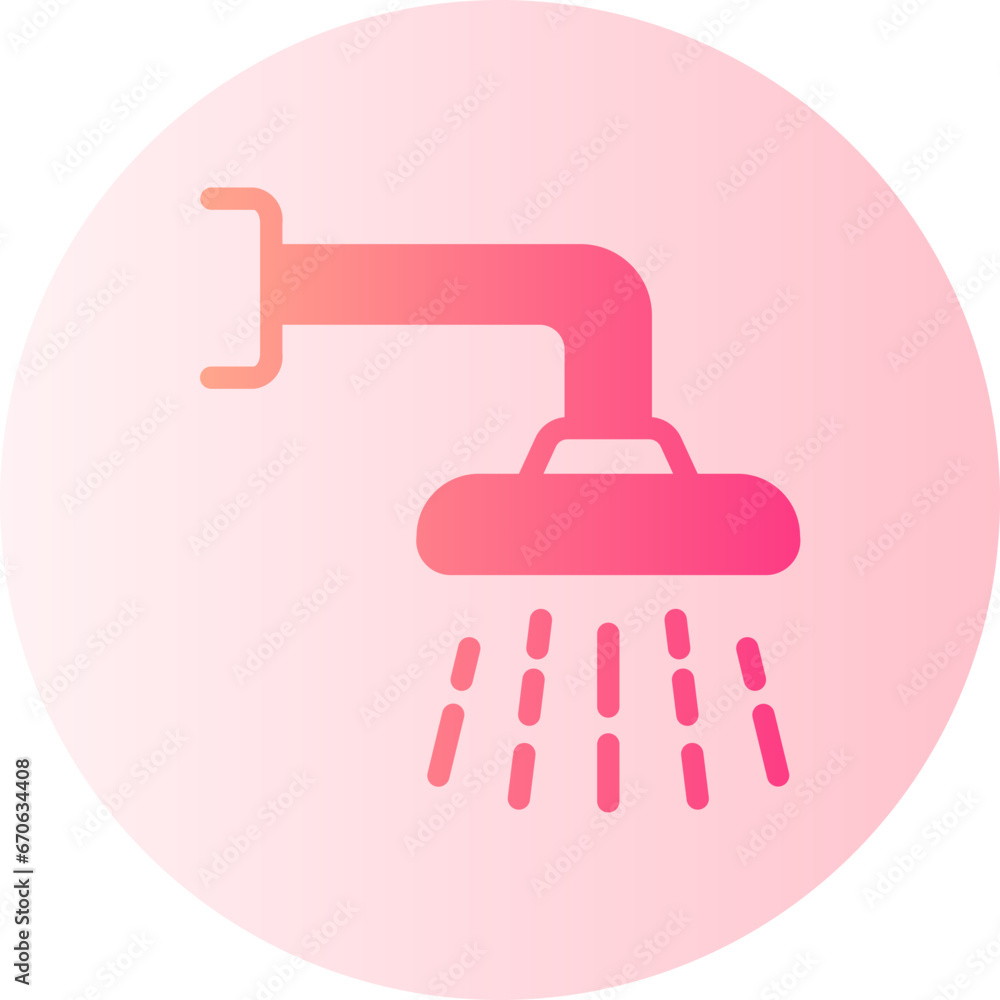 shower gradient icon shower gradient icon