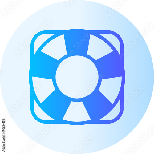 lifesaver gradient icon