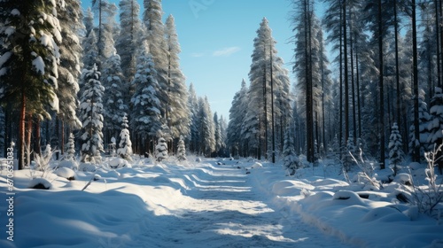 A Peaceful Winter Landscape The Day After Christmas Background Images, Hd Illustrations © ACE STEEL D