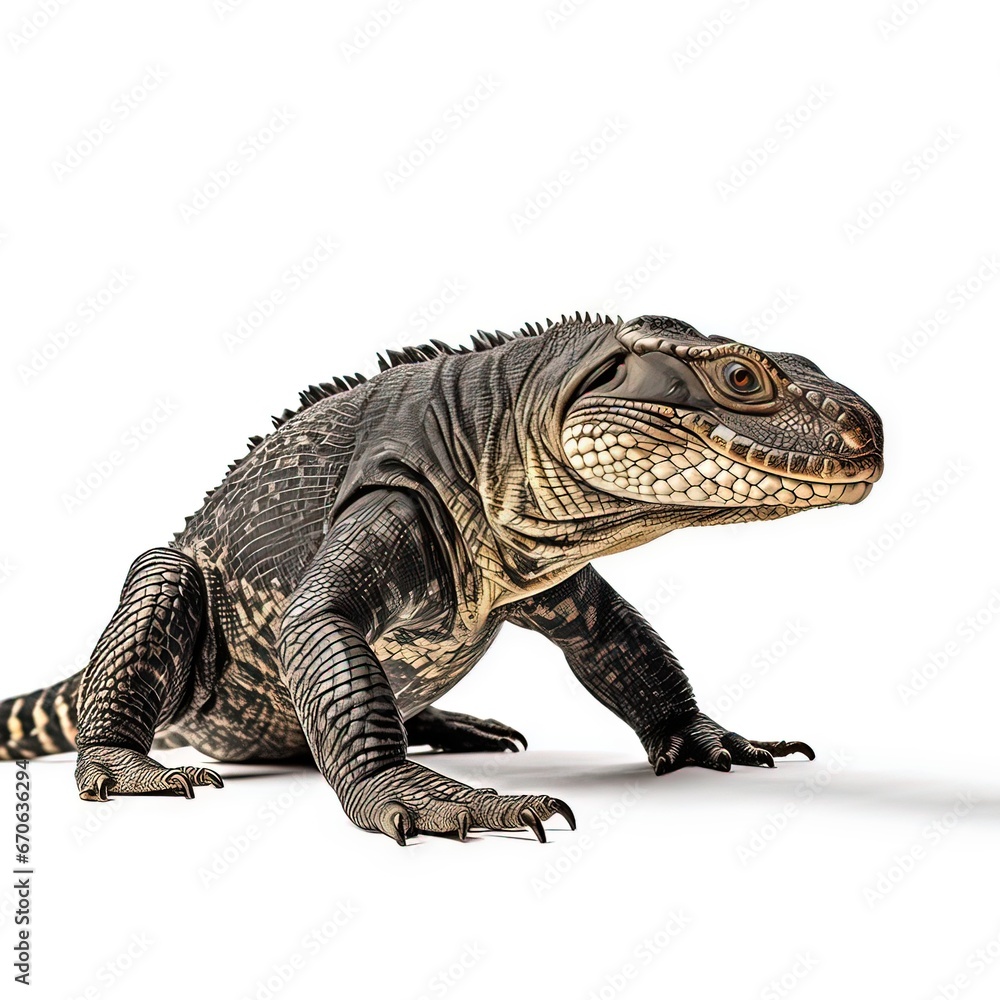Obraz premium Crocodile Monitor