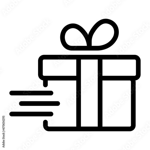 delivery line icon