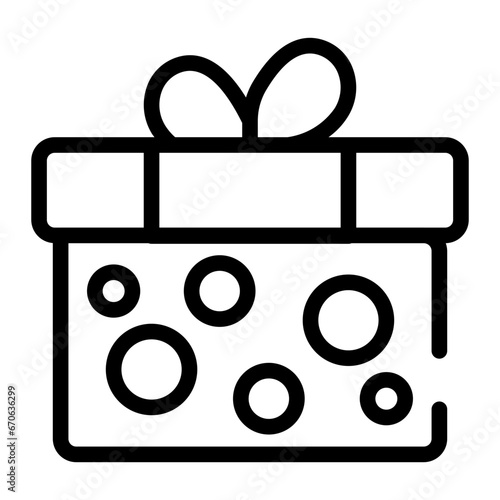 gift line icon