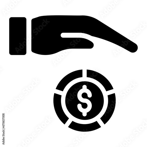 coin glyph icon