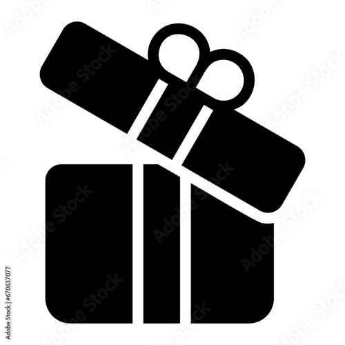 open glyph icon