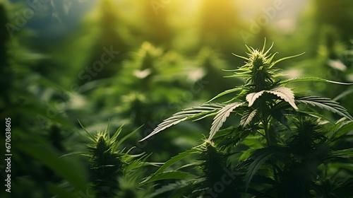 amazing macro photography of marijuana photo