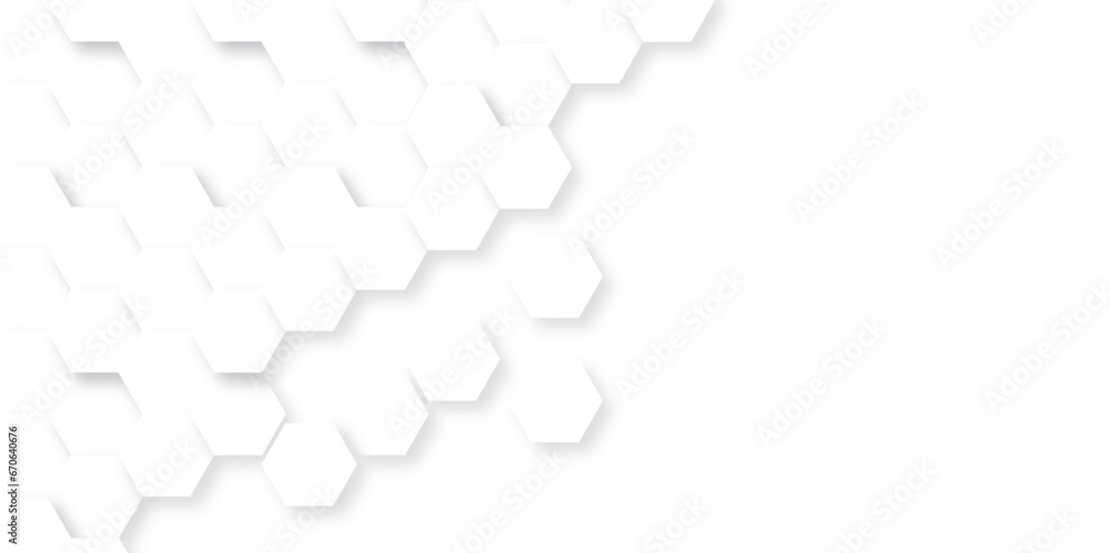 White hexagon and 3d abstract background with hexagon, modern abstract vector polygonal pattern. Futuristic abstract honeycomb technology white background. Luxury white hexagon pattern. White hexagon and 3d abstract background with hexagon, modern abstract vector polygonal pattern. Futuristic abstract honeycomb technology white background. Luxury white hexagon pattern.