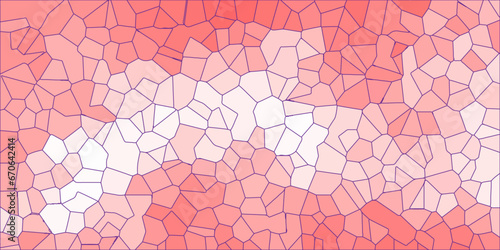 Pink stone background with rock pattern, macro. Texture of abstract backdrop with purple outlines Multicolor Broken Stained Glass Background quartz pattern art Pink mosaic from fragments.