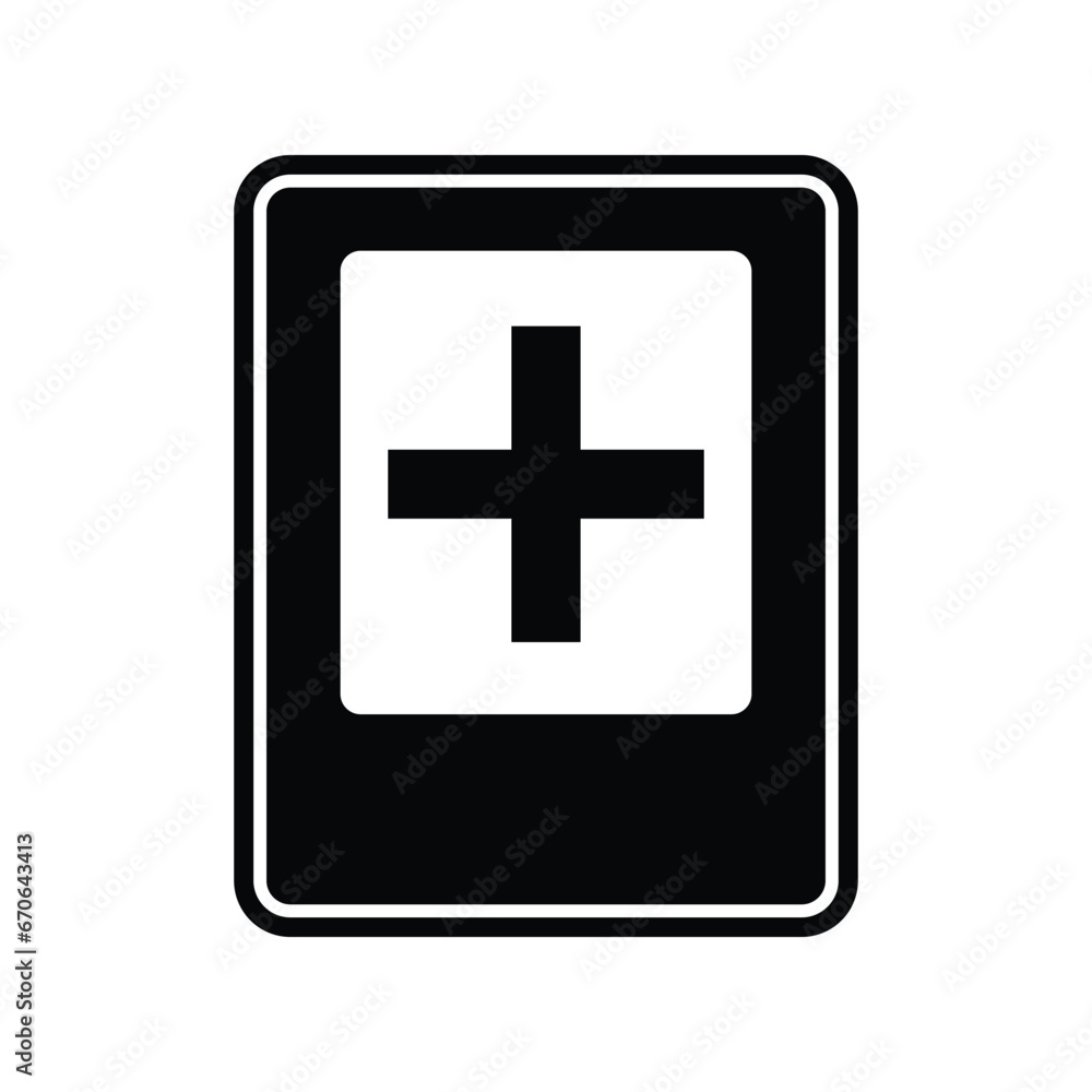 Obraz premium first aid sign