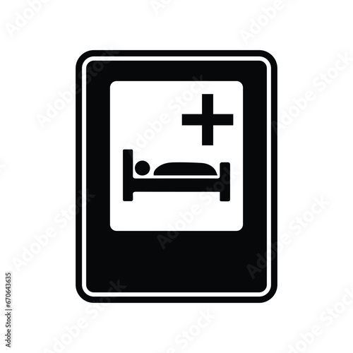 hospital sign