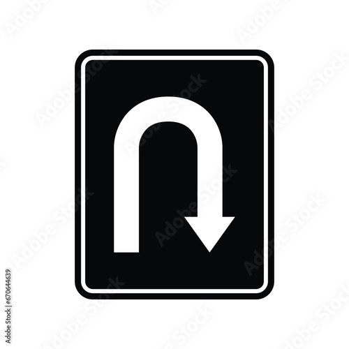 u turn
