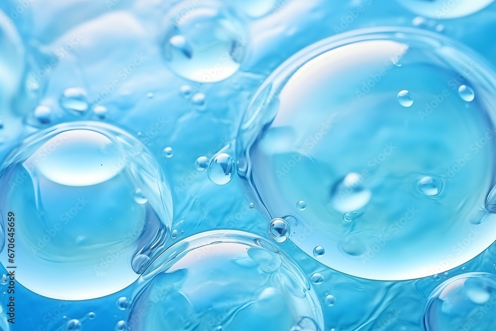 Background with blue bubbles Background with blue bubbles