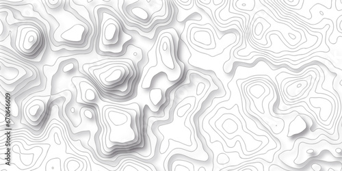 Wallpaper Mural Abstract pattern with lines. Abstract sea map geographic contour map and topographic contours map background. Abstract white pattern topography vector background. Topographic line map background. Torontodigital.ca