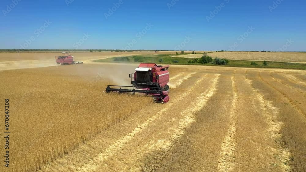 HD. Tractor with a sowing complex works in the field HD. Tractor with a sowing complex works in the field