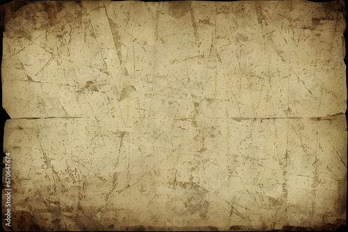 Old, vintage texture. Grunge, dirty, brown paper. Cracked, stained, and destroyed.
