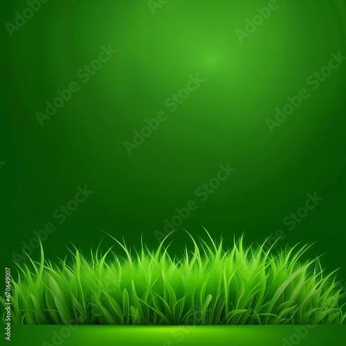 grass illustration background with empty space