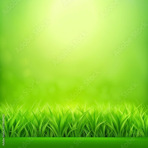 grass illustration background with empty space