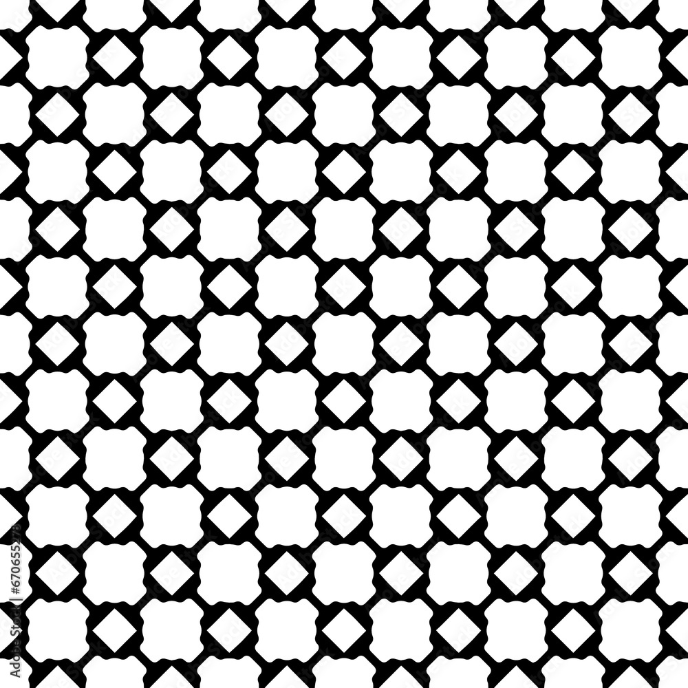 Naklejka premium Black seamless abstract pattern. Overlay for background and backdrop. Ornamental design. PNG graphic illustration with transparent background.