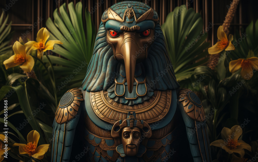 Horus, Egyptian god of kingship, healing, protection, the sun and the sky.