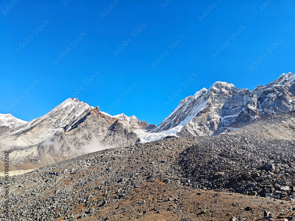 Beautiful mountain landscape in Himalaya
