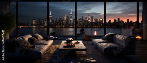 Luxury New York Penthouse apartment © Jayson Hawley
