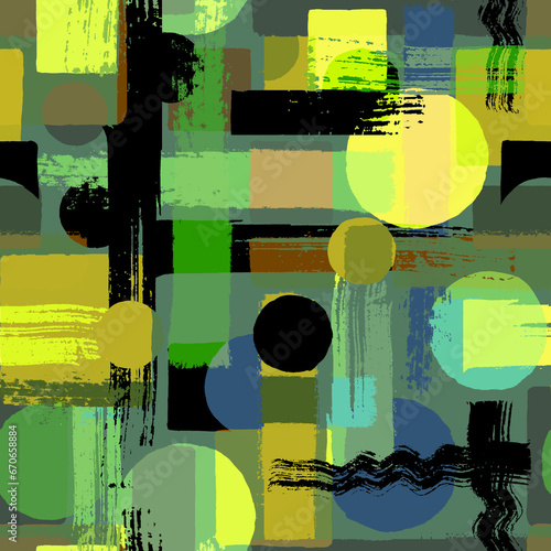 Abstract grunge cross geome...