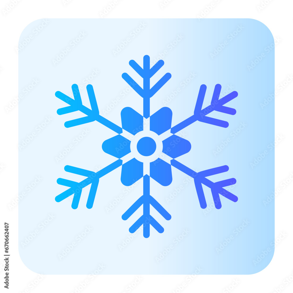 snowflake gradient icon snowflake gradient icon