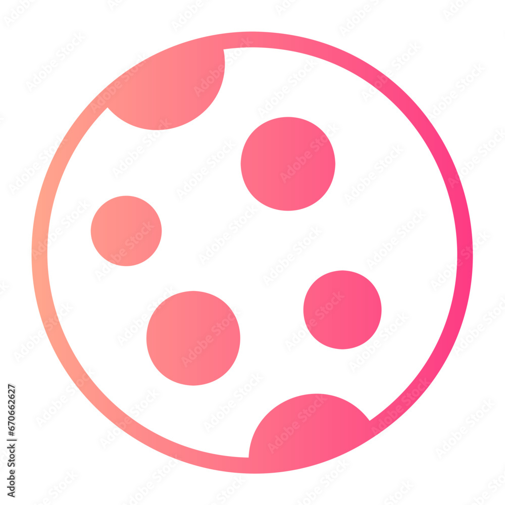 full moon gradient icon full moon gradient icon