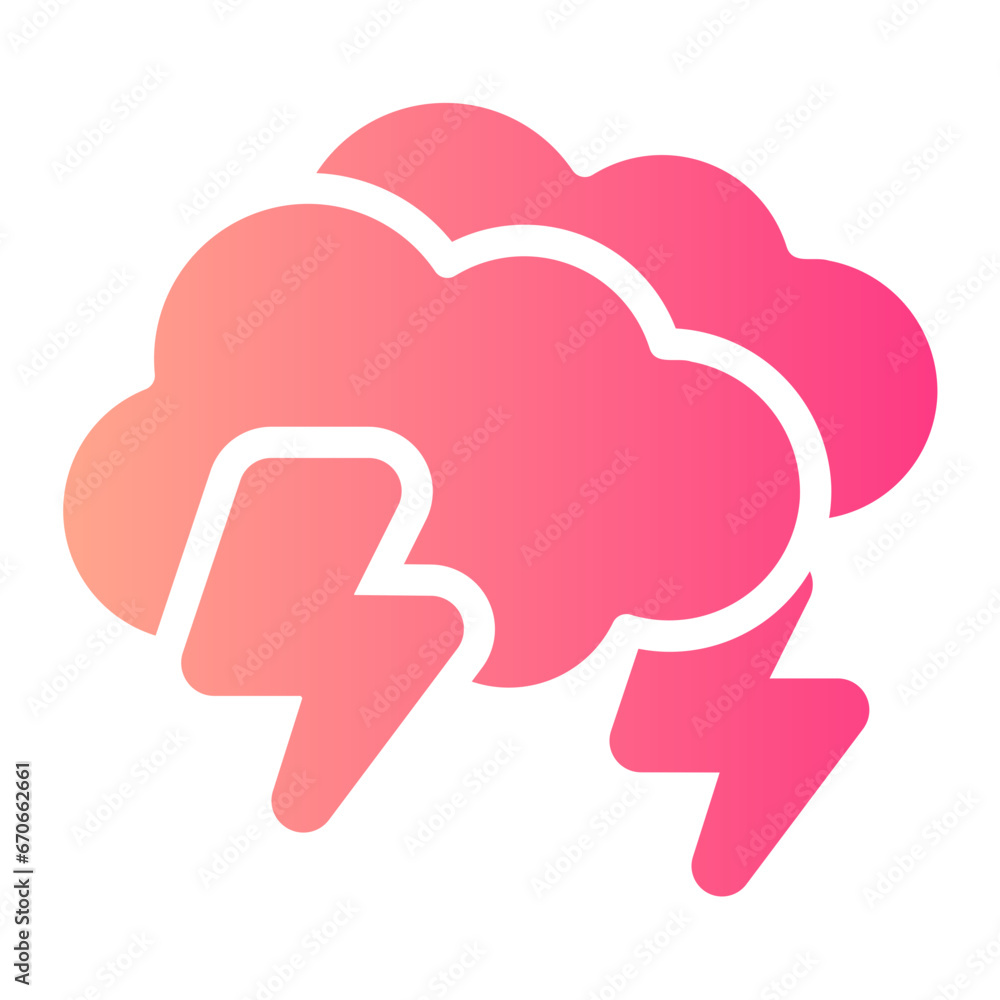 storm gradient icon storm gradient icon