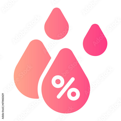 humidity gradient icon